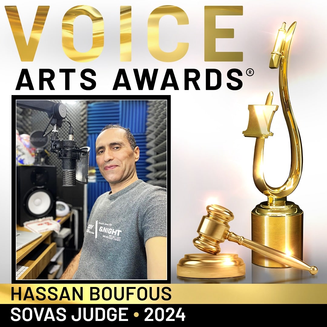 حسن بوفوس يُمثل المغرب كحكم في مسابقة Voice Arts® Awards العالمية